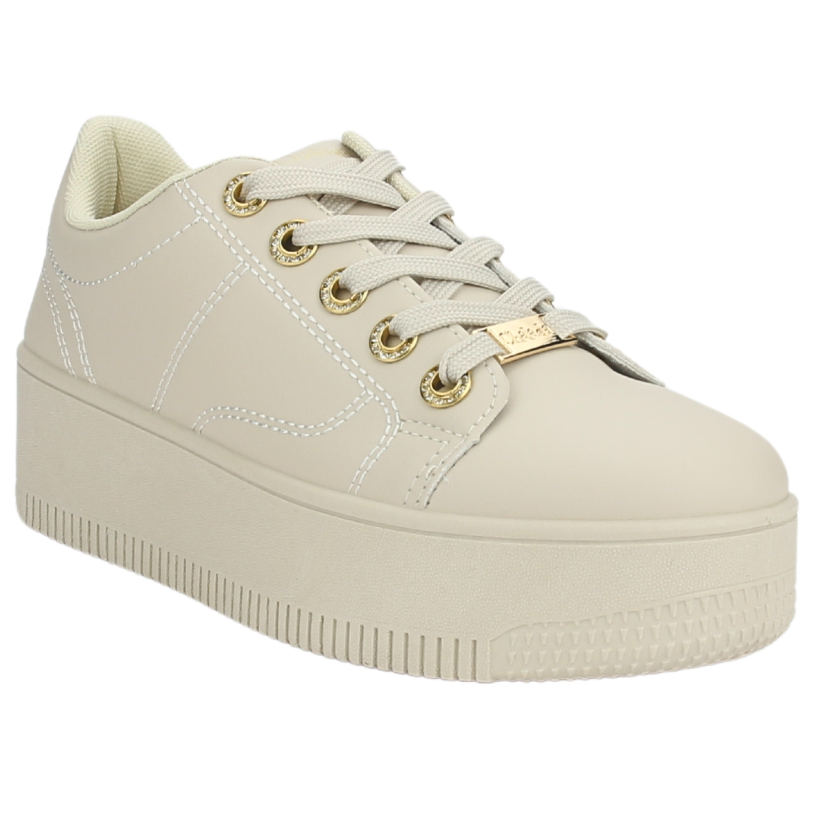 ZAPATILLAS MUJER CHALADA URBANAS BEIGE METTA-15 - 3