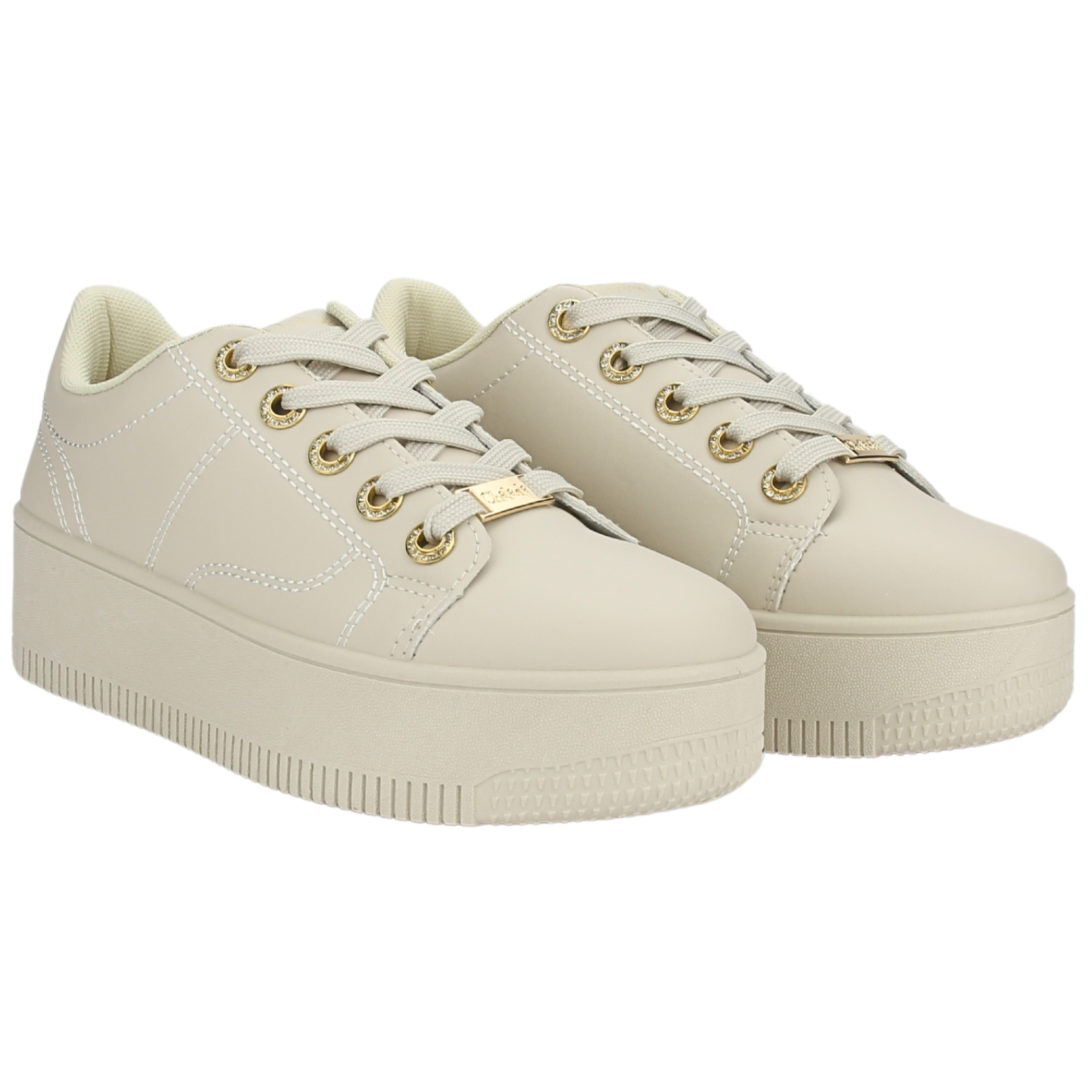 ZAPATILLAS MUJER CHALADA URBANAS BEIGE METTA-15 - 5