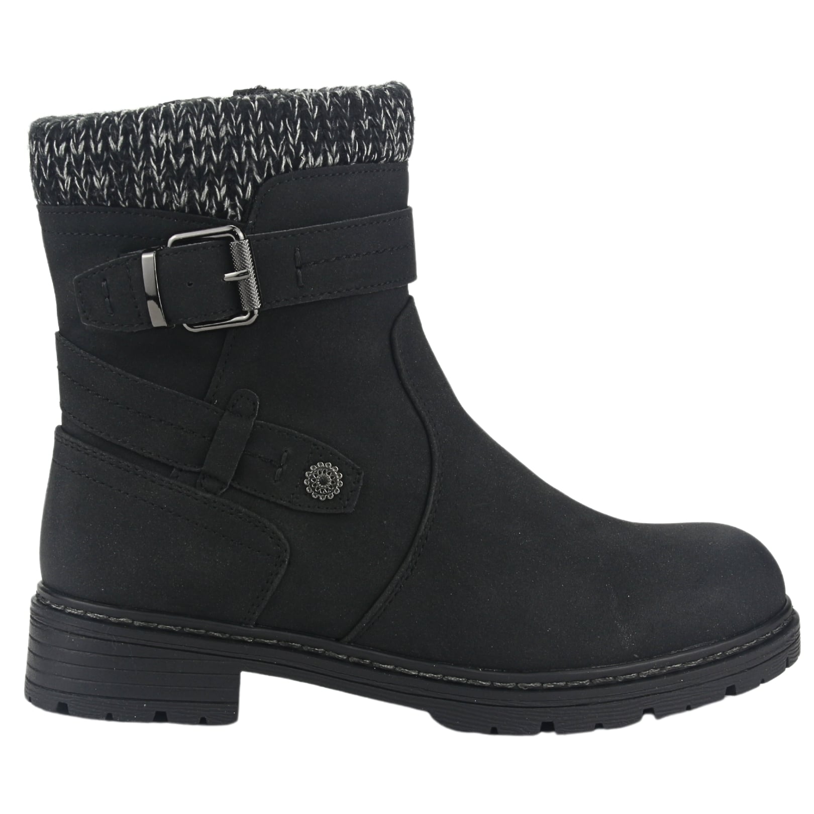 BOTIN CHALADA MUJER ANDY-1 NEGRO CASUAL - 1