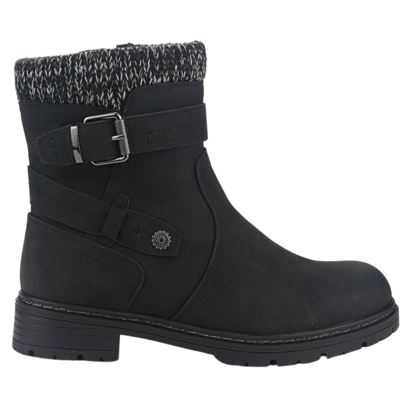 BOTIN CHALADA MUJER ANDY-1 NEGRO CASUAL - 1