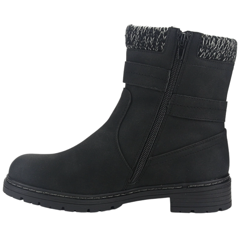 BOTIN CHALADA MUJER ANDY-1 NEGRO CASUAL - 2