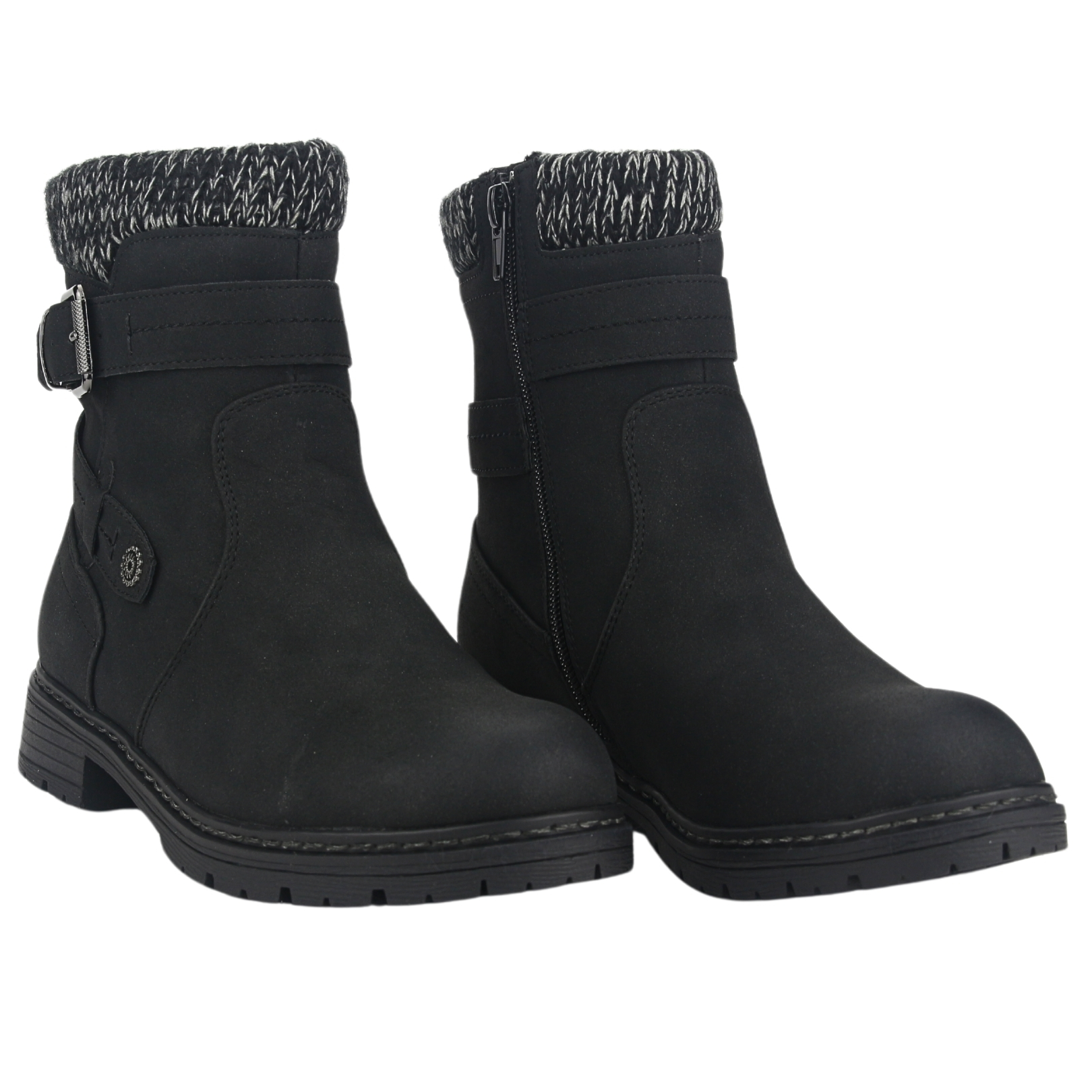 BOTIN CHALADA MUJER ANDY-1 NEGRO CASUAL - 5
