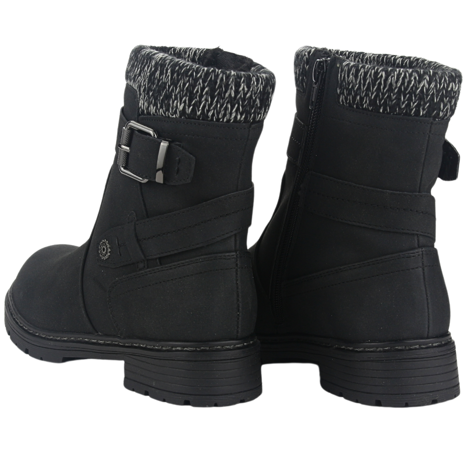 BOTIN CHALADA MUJER ANDY-1 NEGRO CASUAL - 6