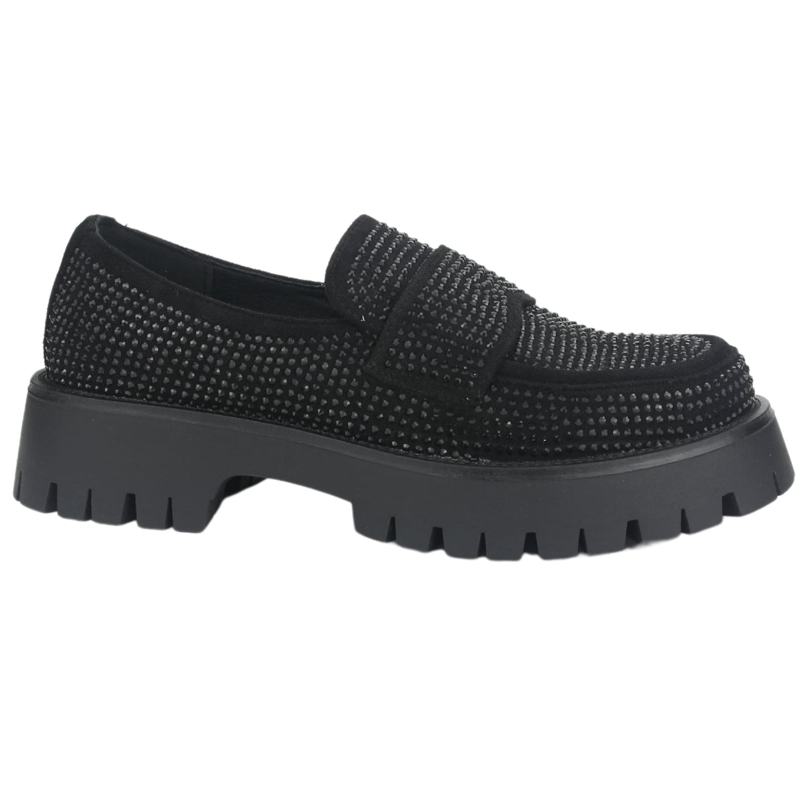 MOCASIN CHALADA MUJER LENIN-2 NEGRO CASUAL - 1