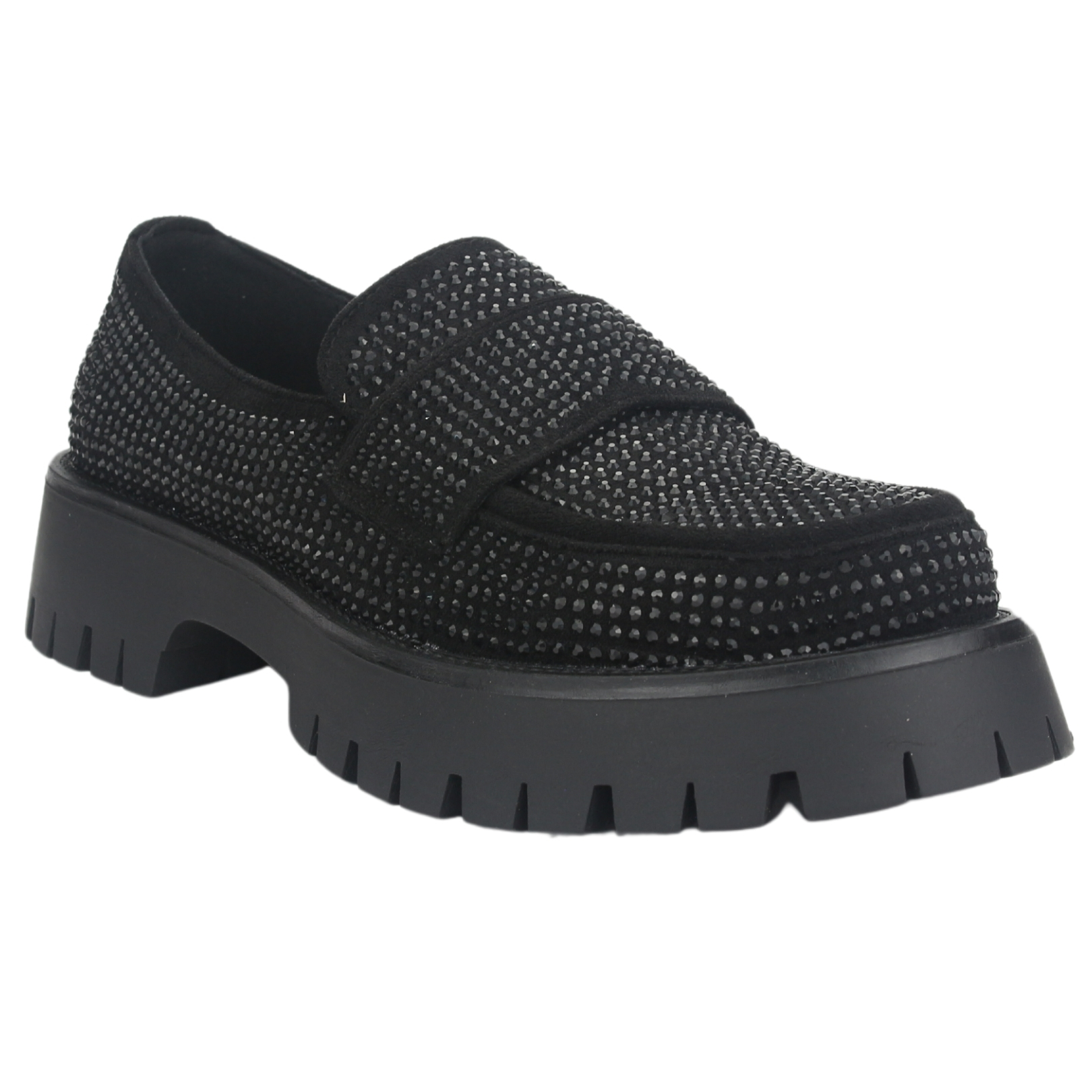 MOCASIN CHALADA MUJER LENIN-2 NEGRO CASUAL - 3