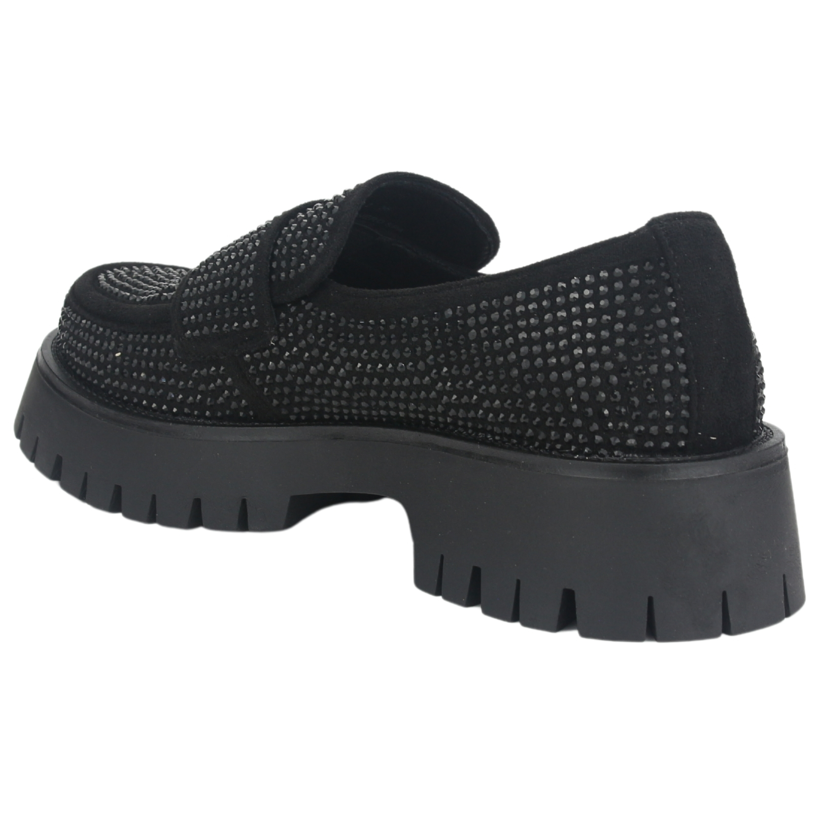 MOCASIN CHALADA MUJER LENIN-2 NEGRO CASUAL - 4