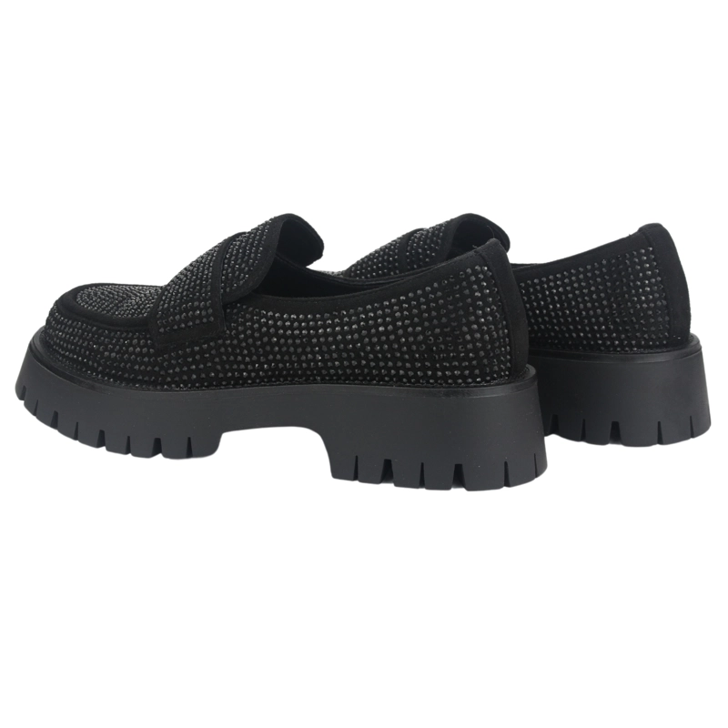MOCASIN CHALADA MUJER LENIN-2 NEGRO CASUAL - 6