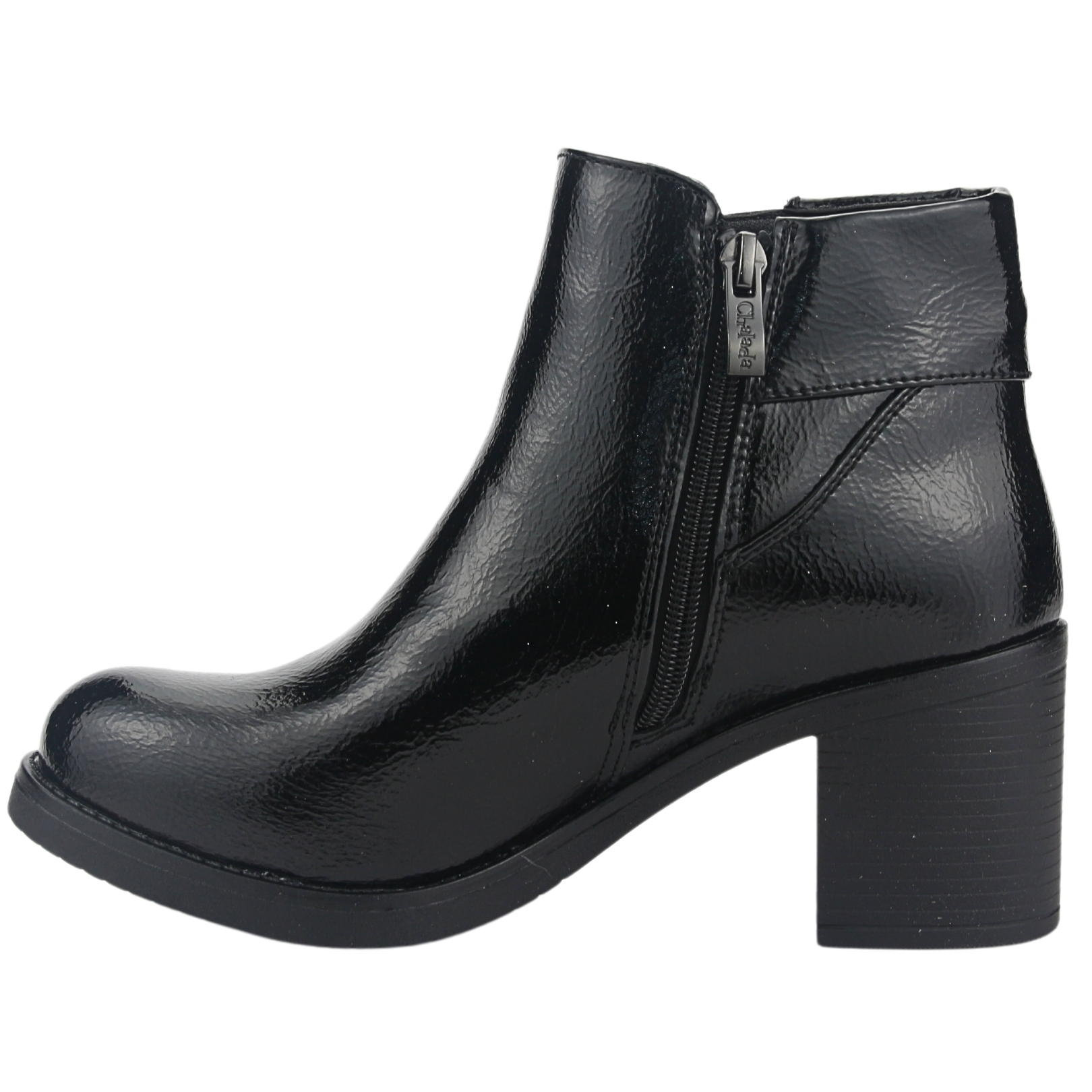 BOTIN CHALADA MUJER PRATA-3 NEGRO CASUAL - 2
