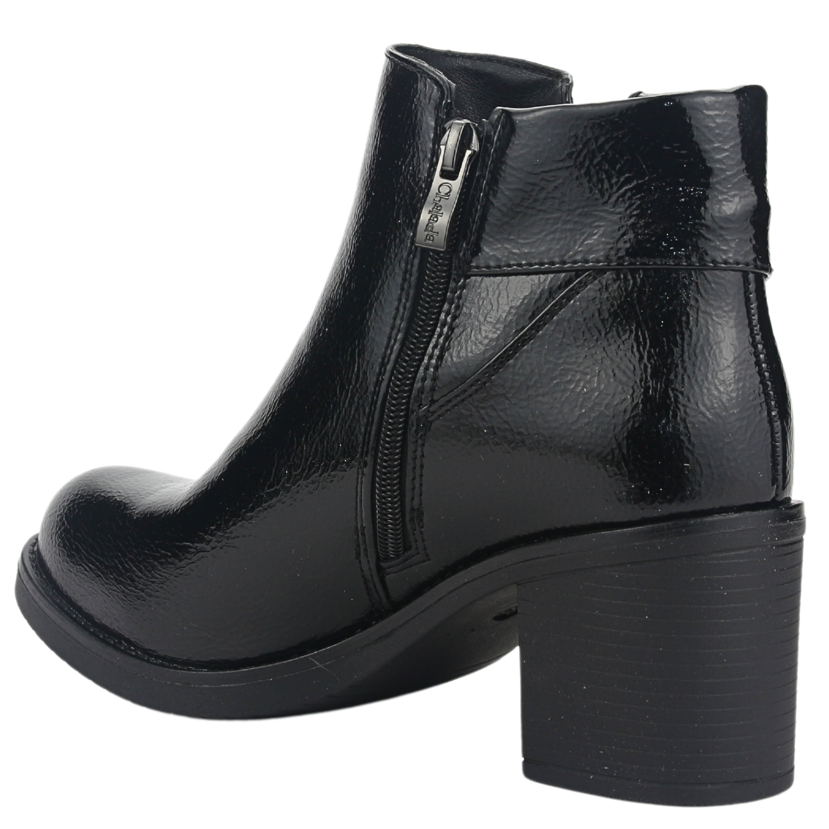 BOTIN CHALADA MUJER PRATA-3 NEGRO CASUAL - 4