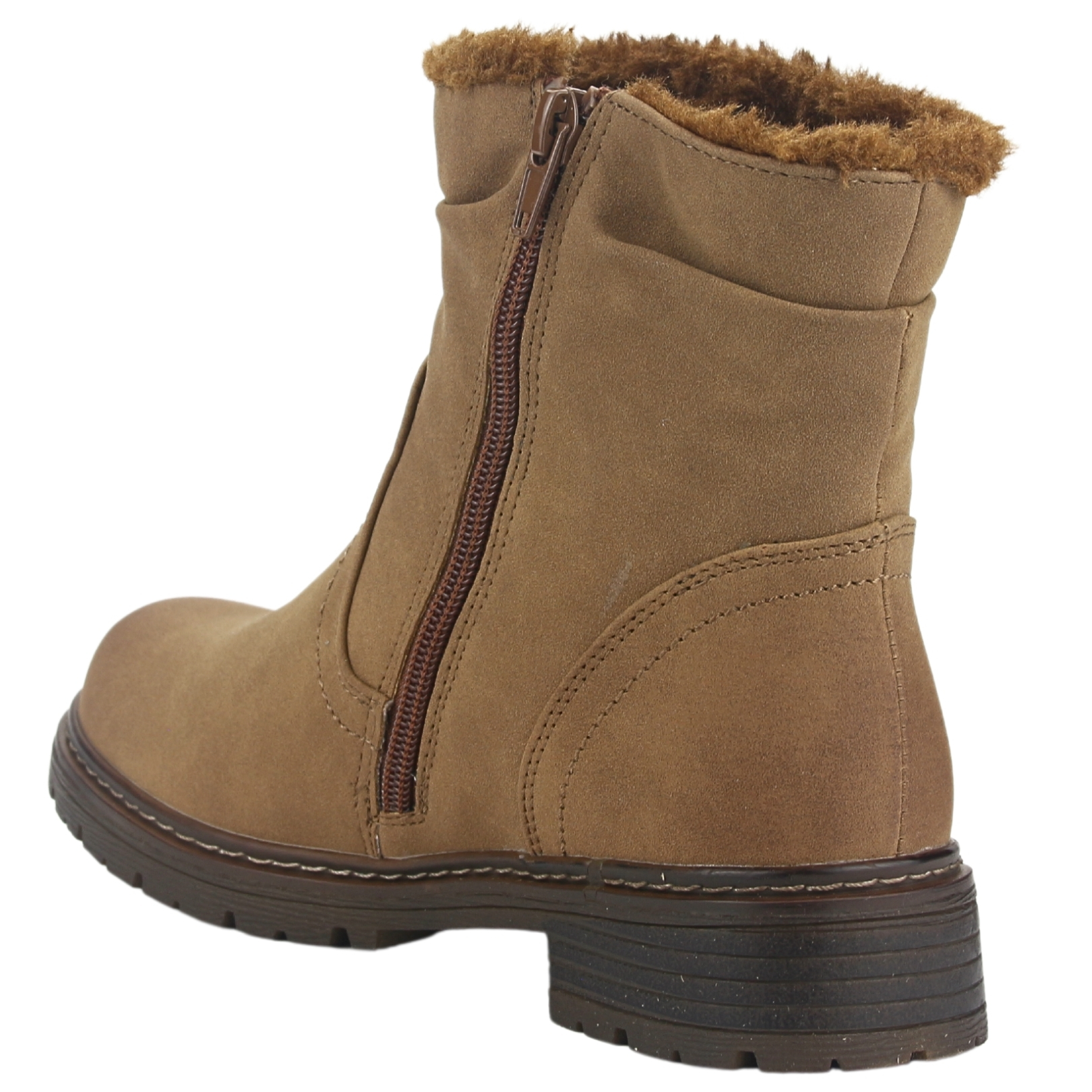 BOTIN CHALADA MUJER ANDY-2 CAMEL CASUAL - 4