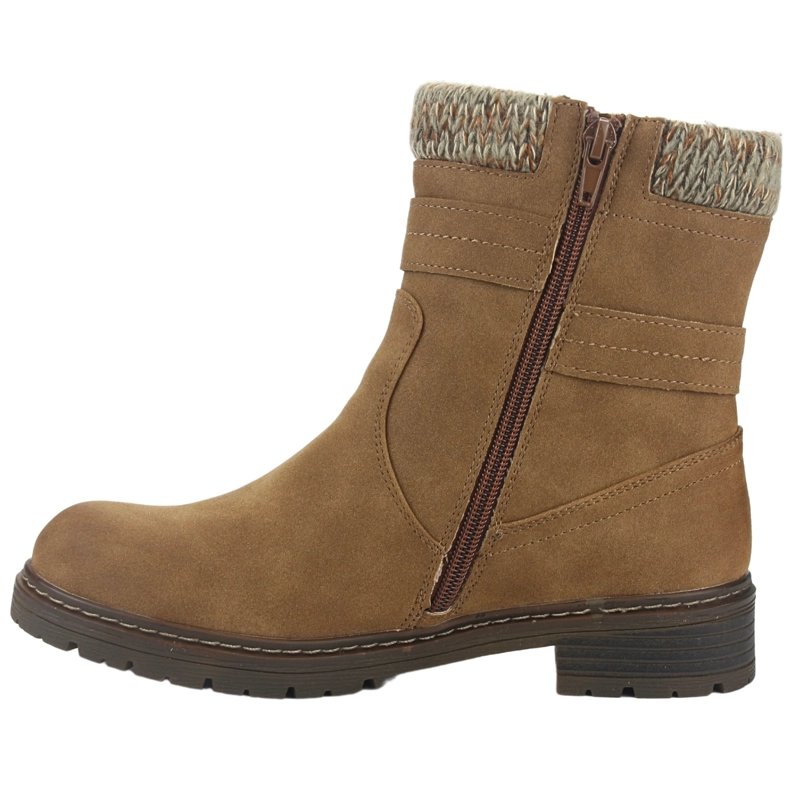 BOTIN CHALADA MUJER ANDY-1 CAMEL CASUAL - 2