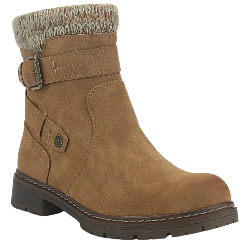 BOTIN CHALADA MUJER ANDY-1 CAMEL CASUAL - 3