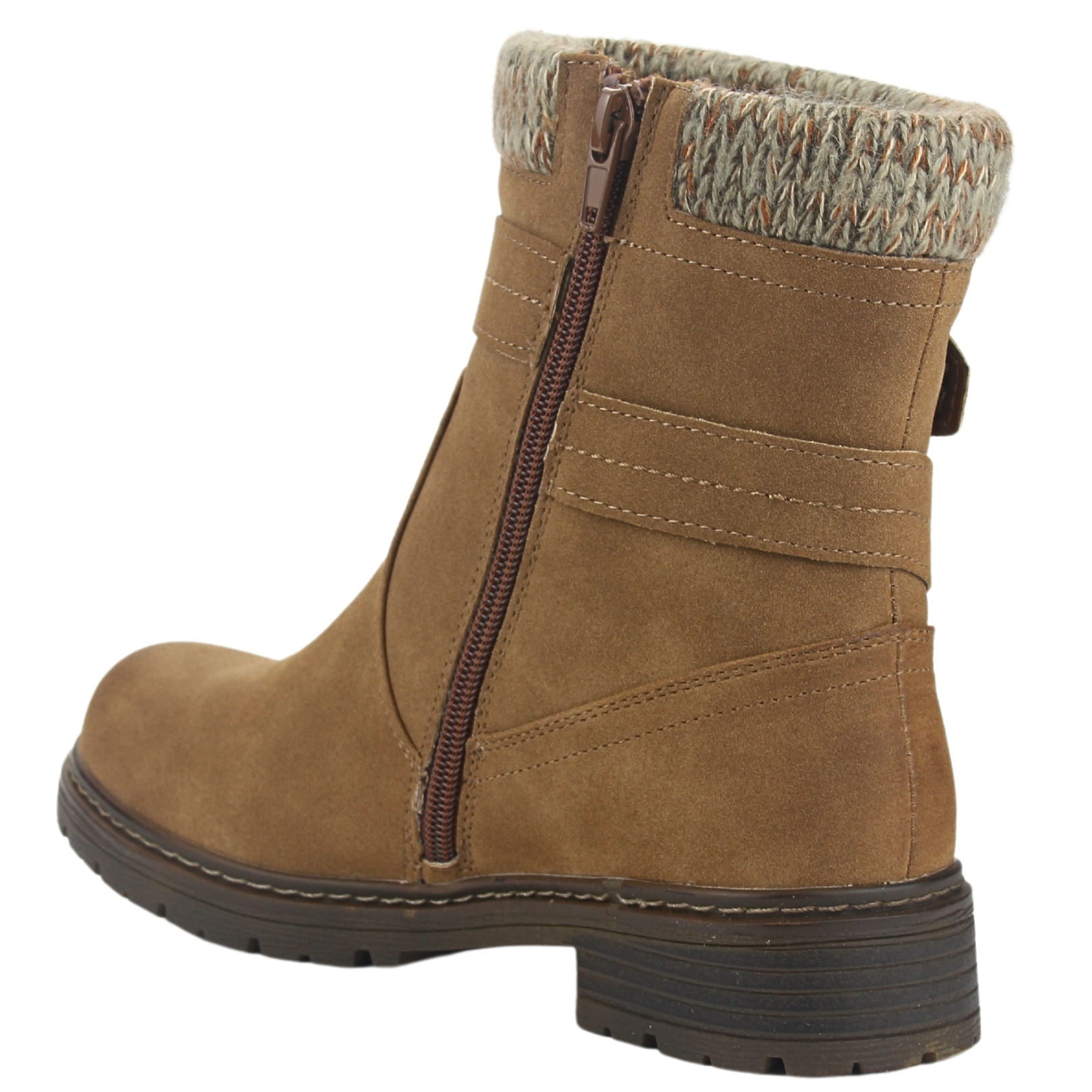 BOTIN CHALADA MUJER ANDY-1 CAMEL CASUAL - 4