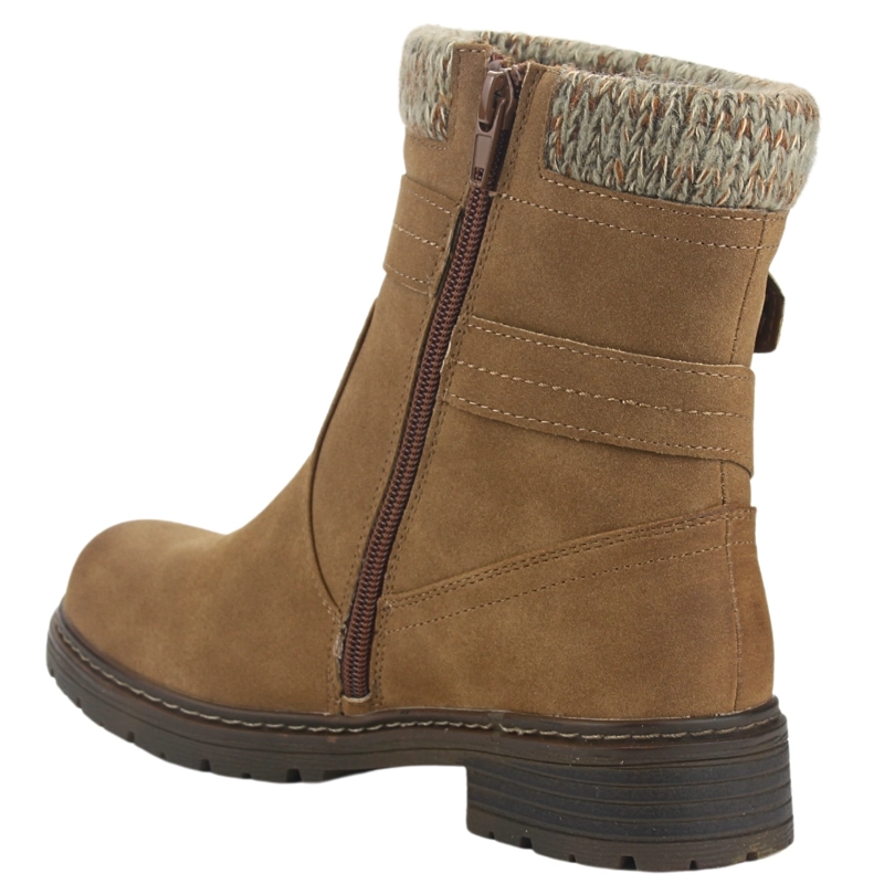 BOTIN CHALADA MUJER ANDY-1 CAMEL CASUAL - 4
