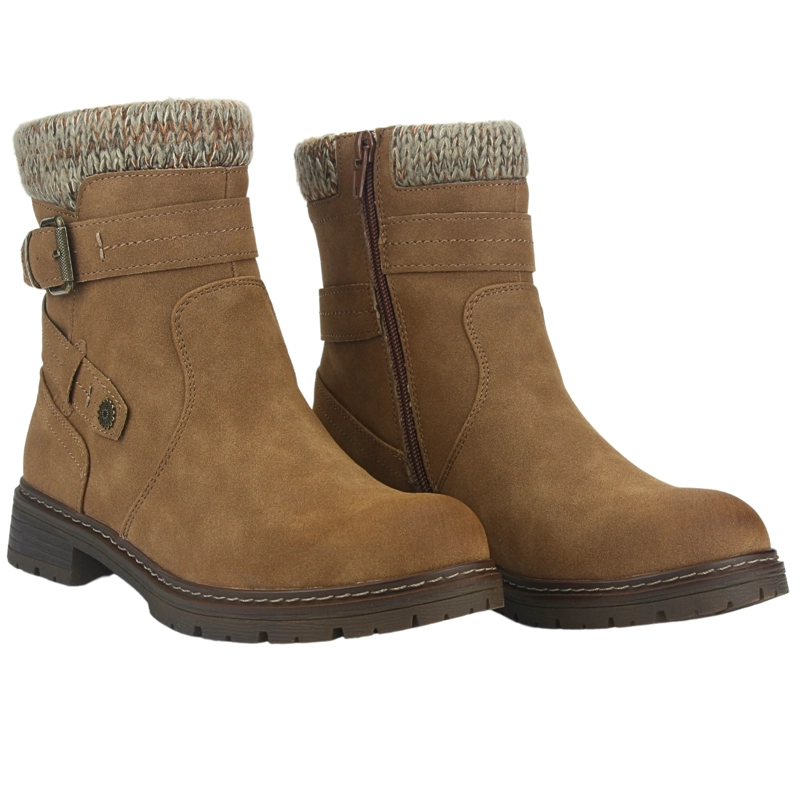 BOTIN CHALADA MUJER ANDY-1 CAMEL CASUAL - 5