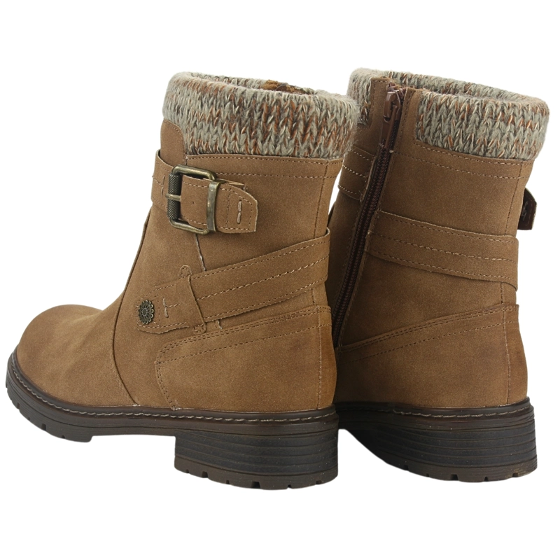 BOTIN CHALADA MUJER ANDY-1 CAMEL CASUAL - 6