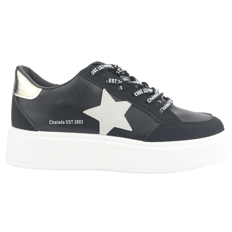 ZAPATILLA CHALADA MUJER CANDY-36 NEGRO URBANO - 1