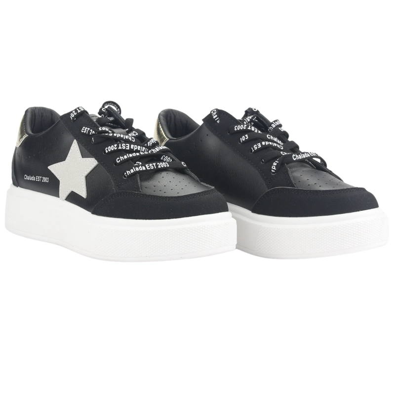 ZAPATILLA CHALADA MUJER CANDY-36 NEGRO URBANO - 5