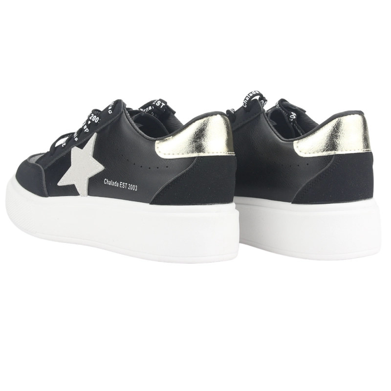 ZAPATILLA CHALADA MUJER CANDY-36 NEGRO URBANO - 6