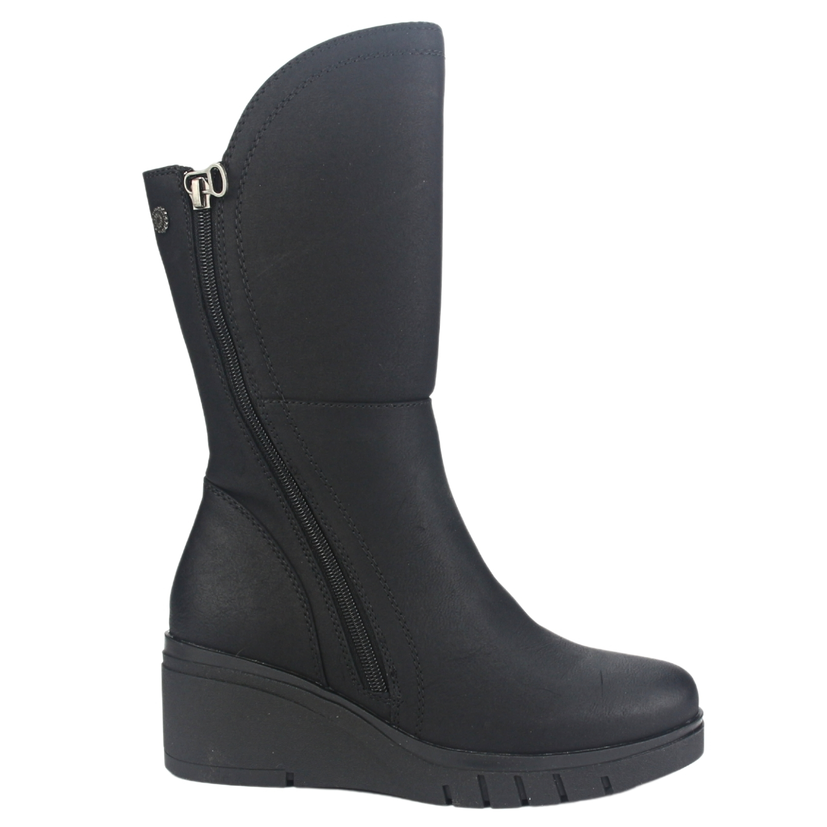 BOTIN CHALADA MUJER WEDGENEW-2 NEGRO CASUAL - 1