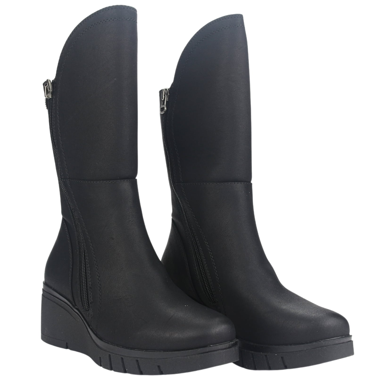 BOTIN CHALADA MUJER WEDGENEW-2 NEGRO CASUAL - 5