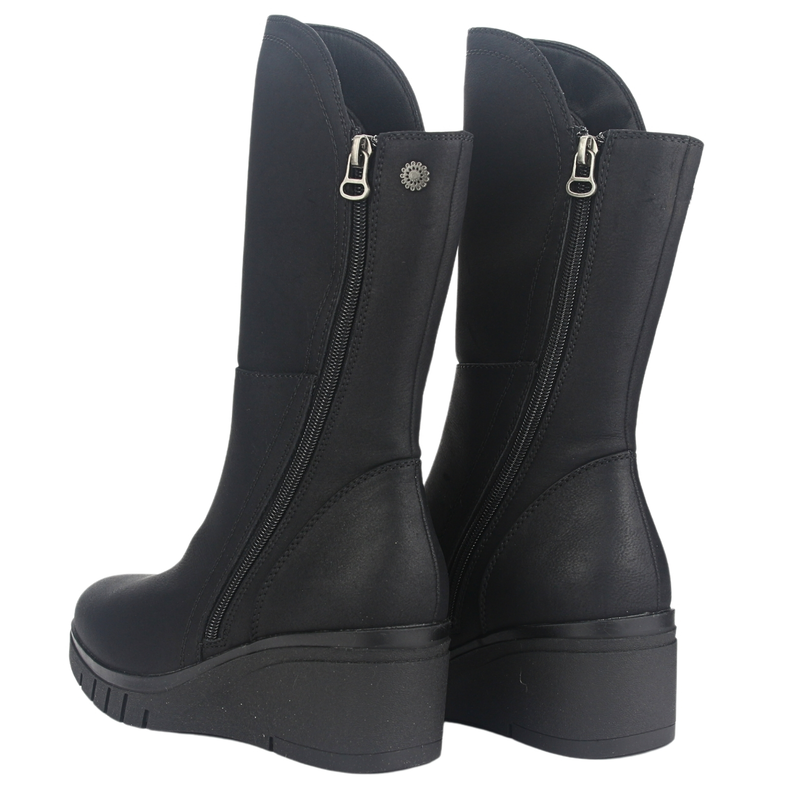 BOTIN CHALADA MUJER WEDGENEW-2 NEGRO CASUAL - 6