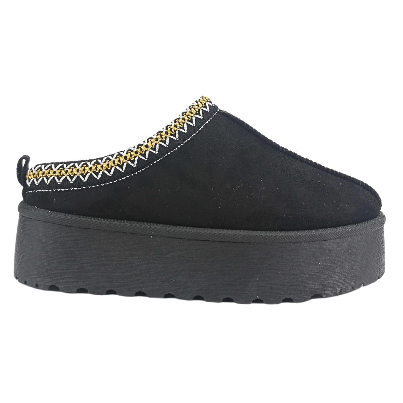 PANTUFLA CHALADA MUJER PINGUIH-3 NEGRO COMFORT - 1