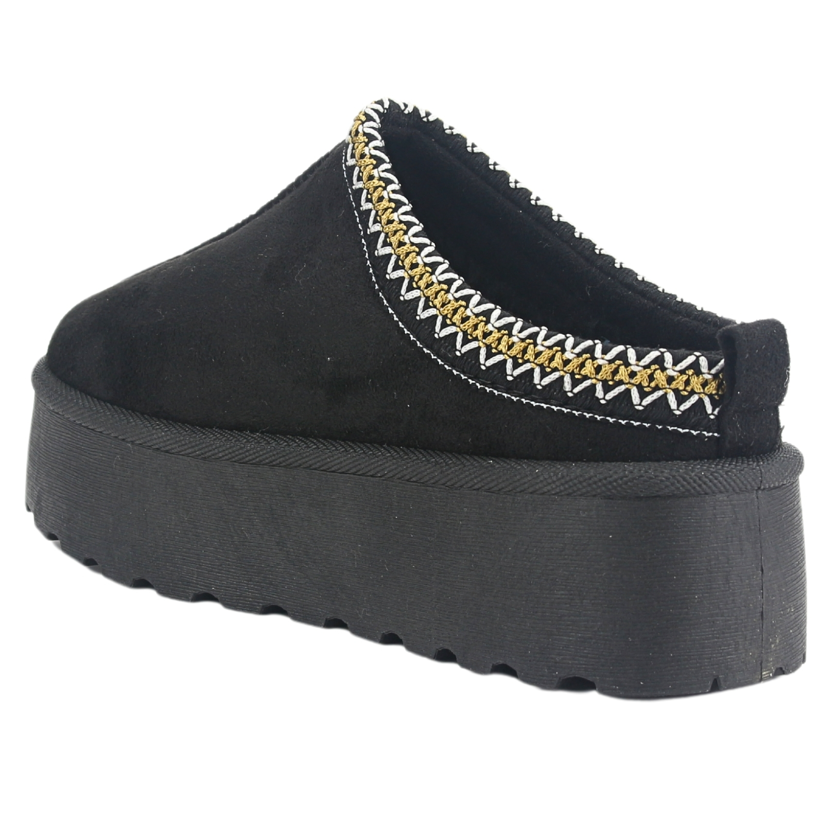PANTUFLA CHALADA MUJER PINGUIH-3 NEGRO COMFORT - 4