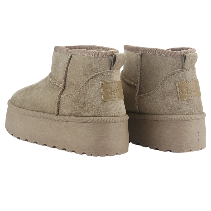 BOTIN CHALADA MUJER PINGUIH-1 TAUPE COMFORT - 6