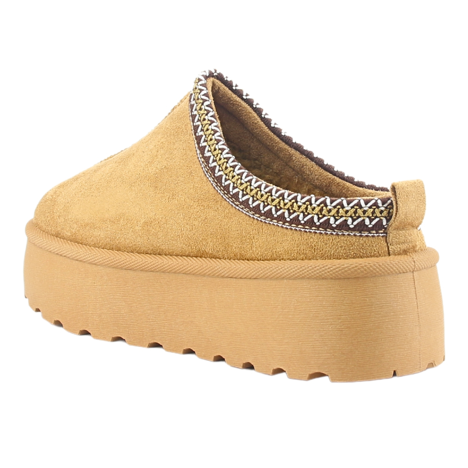 PANTUFLA CHALADA MUJER PINGUIH-3 TOSTADO COMFORT - 8