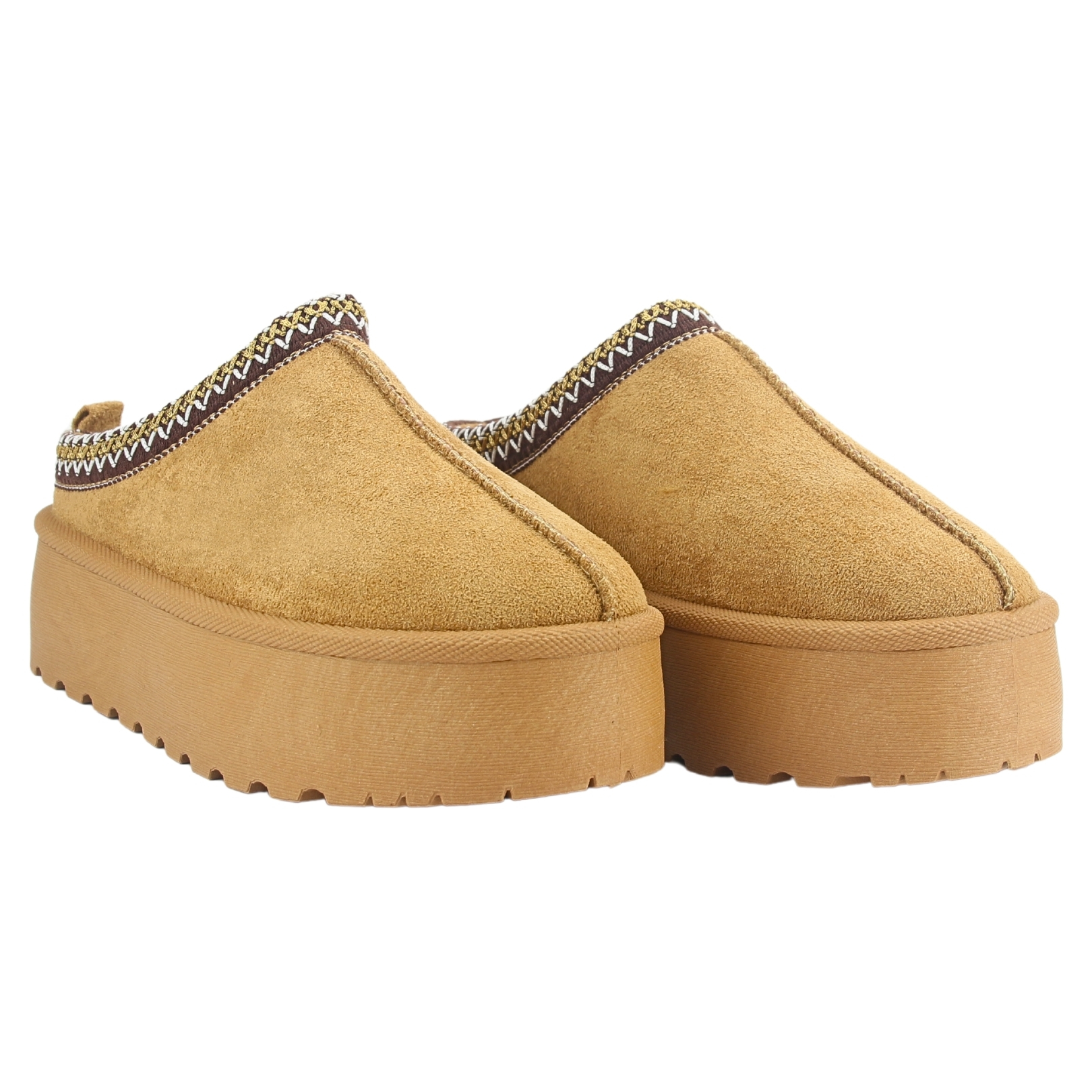 PANTUFLA CHALADA MUJER PINGUIH-3 TOSTADO COMFORT - 9