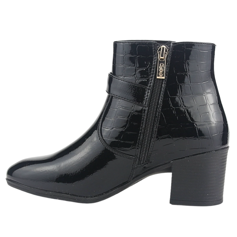 BOTIN CHALADA MUJER GALLY-4 NEGRO CASUAL - 2