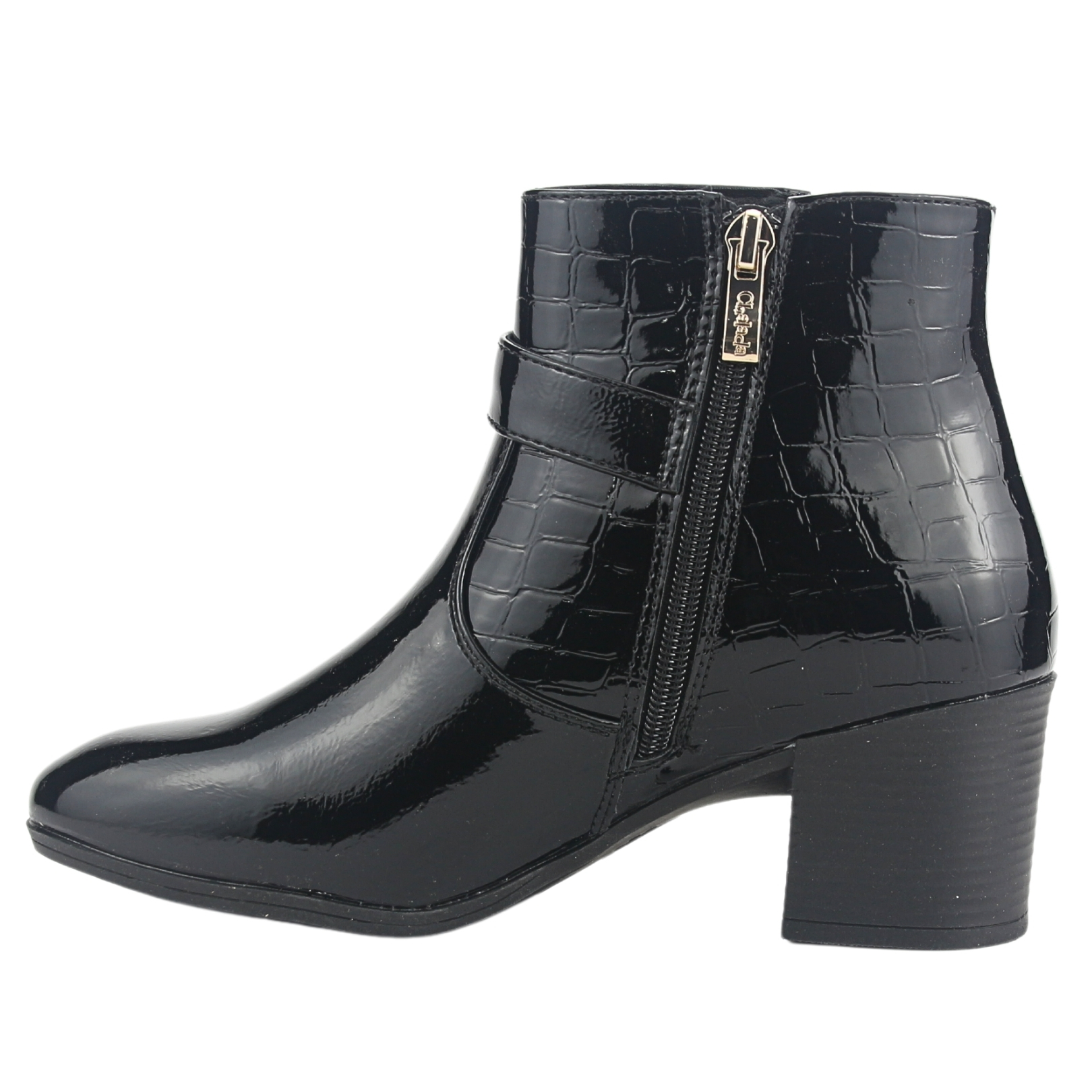 BOTIN CHALADA MUJER GALLY-4 NEGRO CASUAL - 2