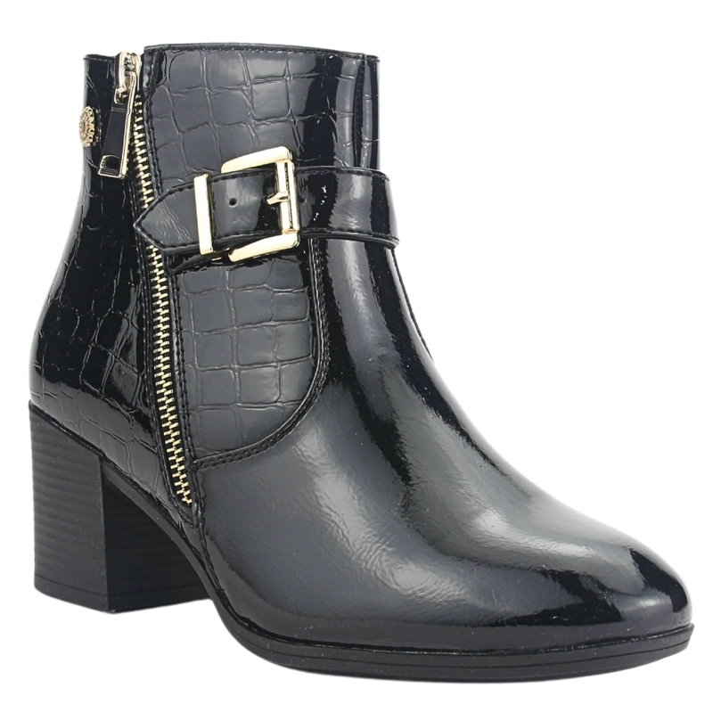 BOTIN CHALADA MUJER GALLY-4 NEGRO CASUAL - 3