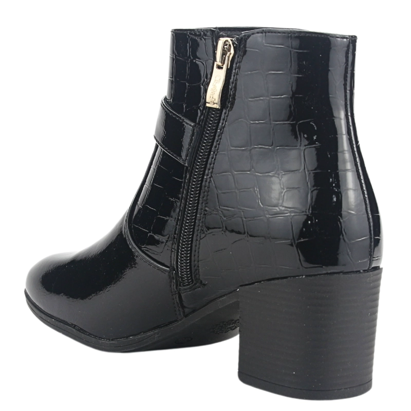 BOTIN CHALADA MUJER GALLY-4 NEGRO CASUAL - 4