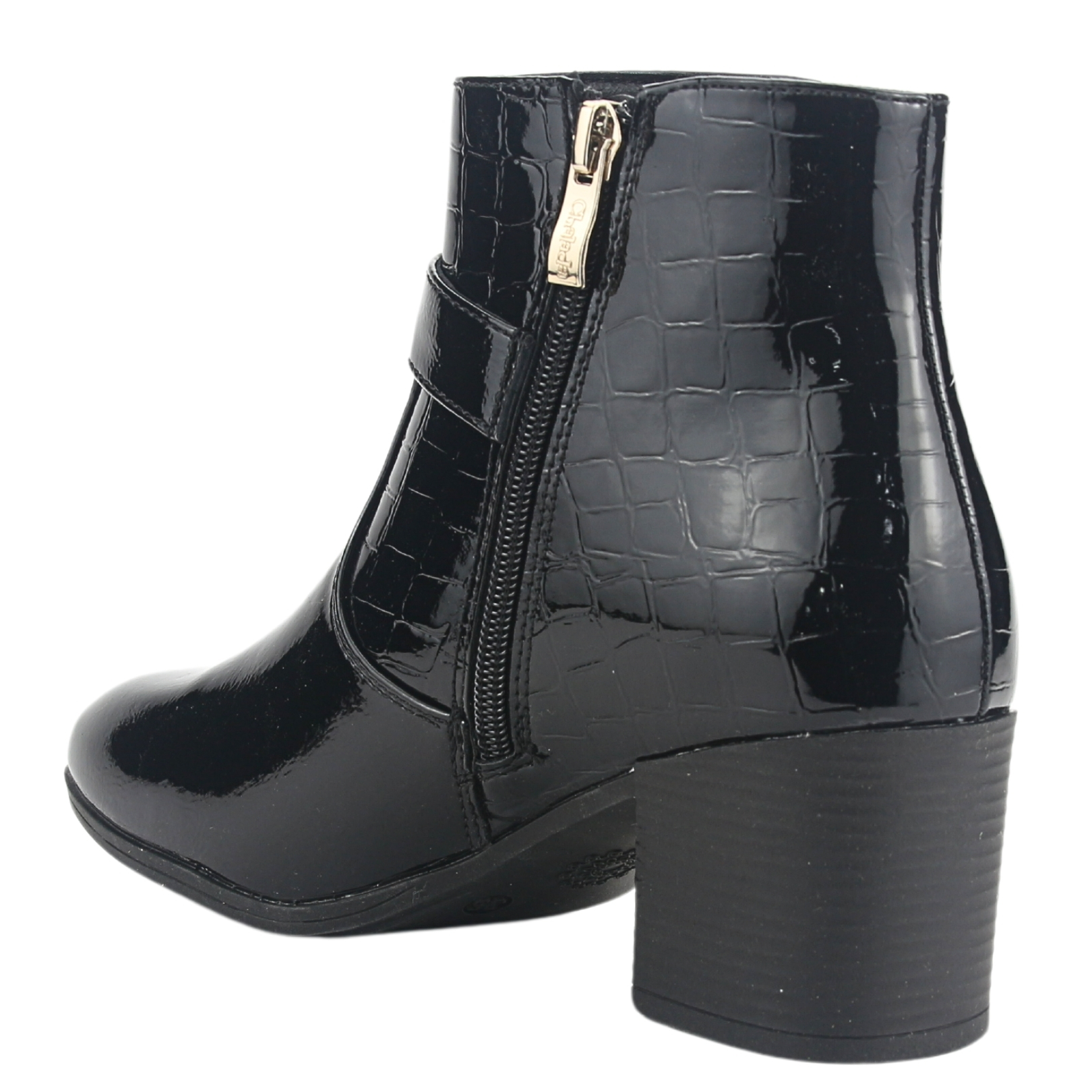 BOTIN CHALADA MUJER GALLY-4 NEGRO CASUAL - 4