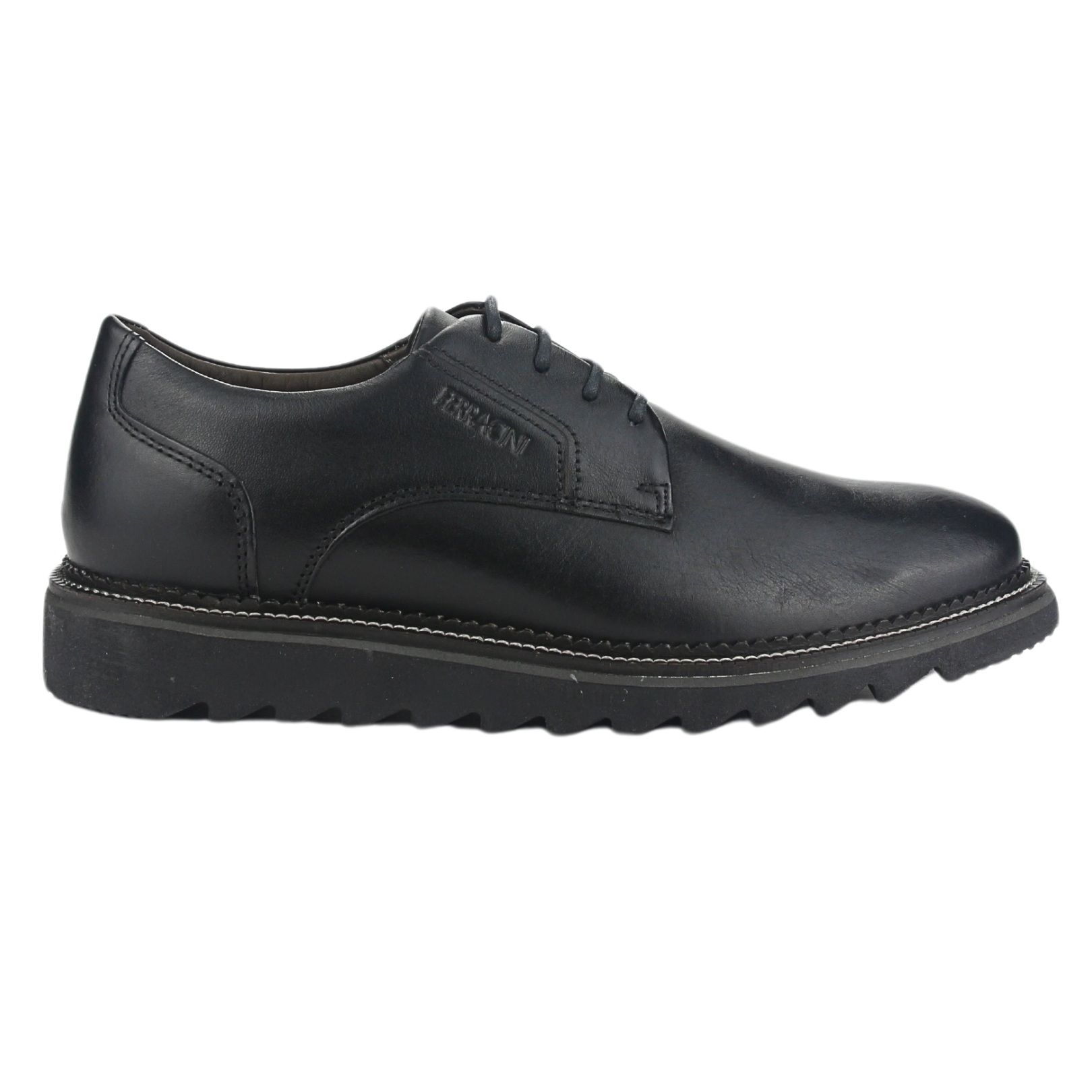 ZAPATO FERRACINI HOMBRE 5877 FILADELFIA EN COLOR NEGRO CASUAL - 1