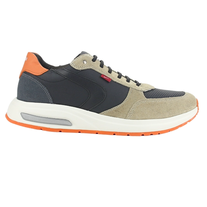ZAPATILLAS HOMBRE FERRACINI URBANAS CASUALES MULTICOLOR 9581 G PRETO CUERO - 1