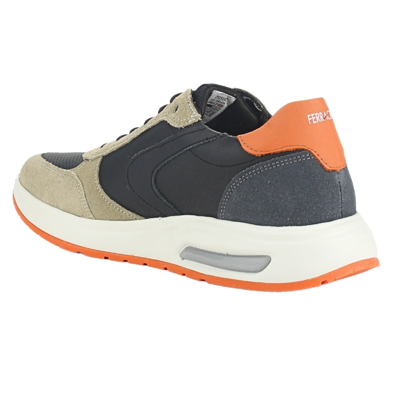 ZAPATILLAS HOMBRE FERRACINI URBANAS CASUALES MULTICOLOR 9581 G PRETO CUERO - 6