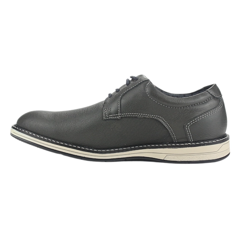 ZAPATO FERRACINI HOMBRE 6152 KINGSTON GRIS CASUAL - 2
