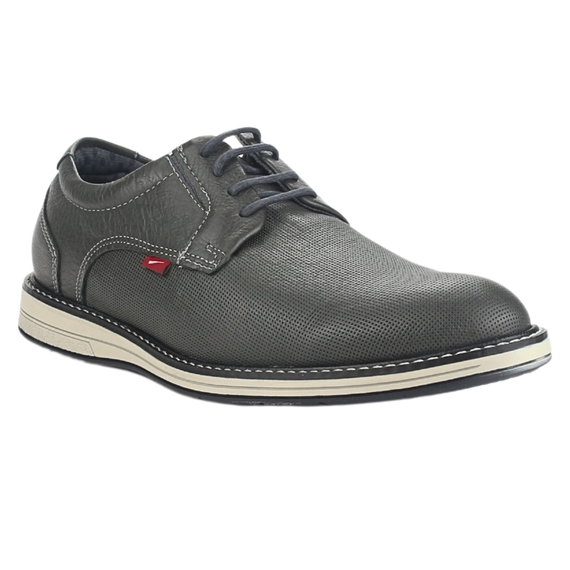 ZAPATO FERRACINI HOMBRE 6152 KINGSTON GRIS CASUAL - 3