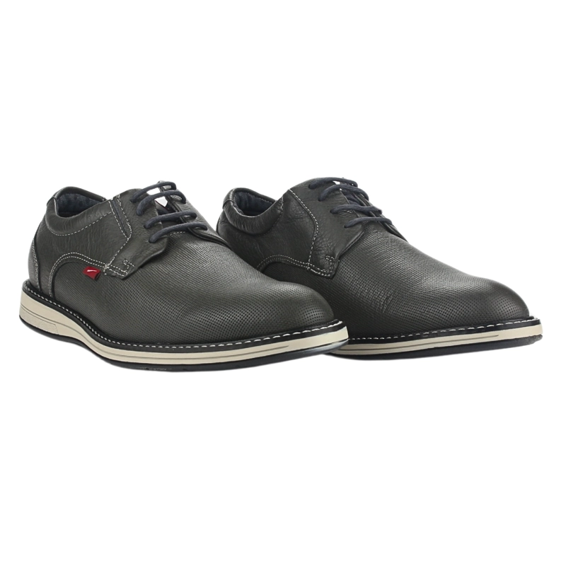 ZAPATO FERRACINI HOMBRE 6152 KINGSTON GRIS CASUAL - 5