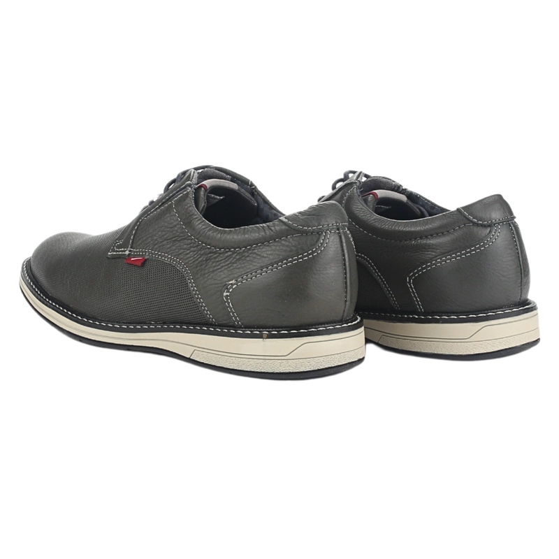 ZAPATO FERRACINI HOMBRE 6152 KINGSTON GRIS CASUAL - 6