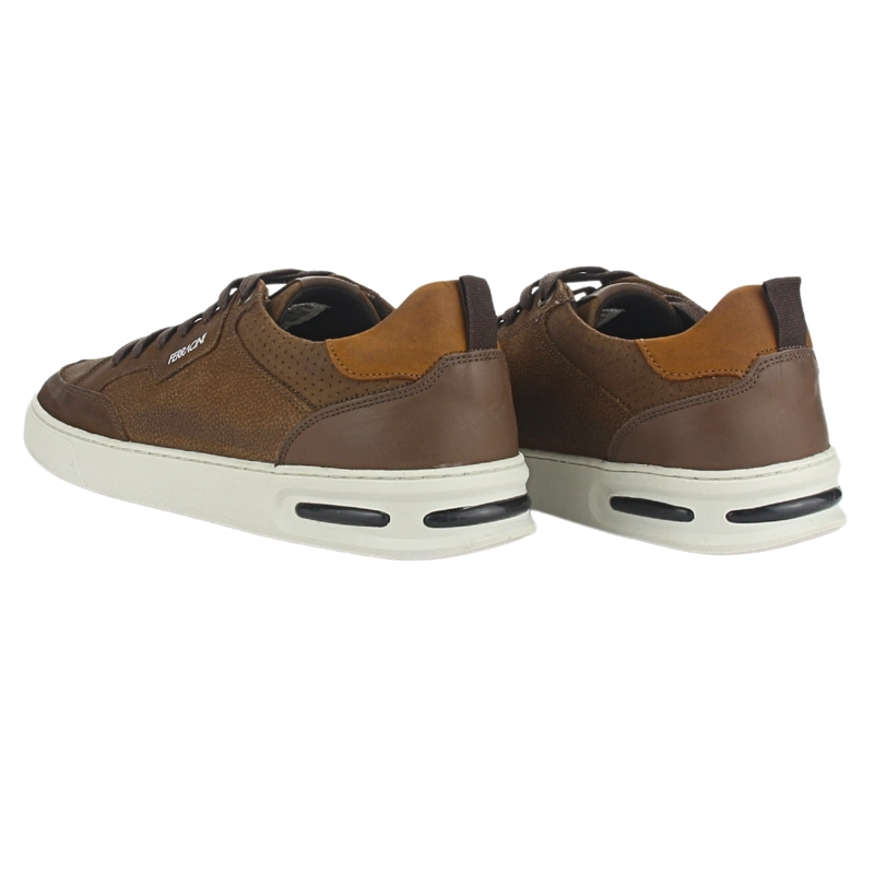 ZAPATILLA FERRACINI HOMBRE 1827 TITAN CAFE  CASUAL - 5