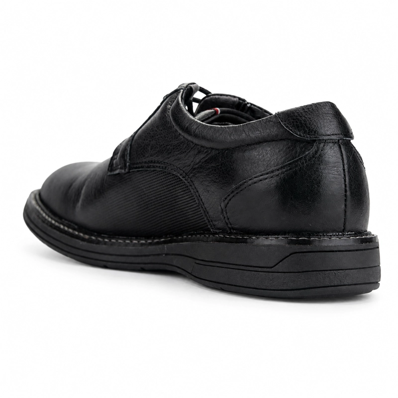 ZAPATO FERRACINI HOMBRE 6152 KINGSTON NEGRO/NEGRO CASUAL - 4