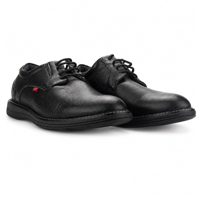 ZAPATO FERRACINI HOMBRE 6152 KINGSTON NEGRO/NEGRO CASUAL - 5