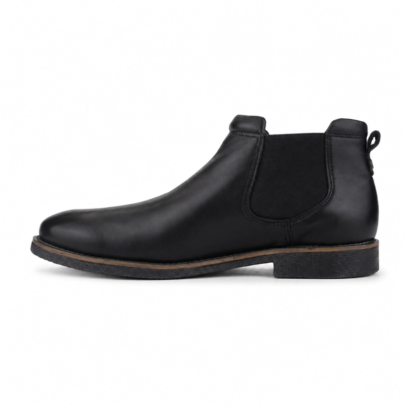 BOTIN NEGRO HOMBRE CASUAL FERRACINI 2952 - 2