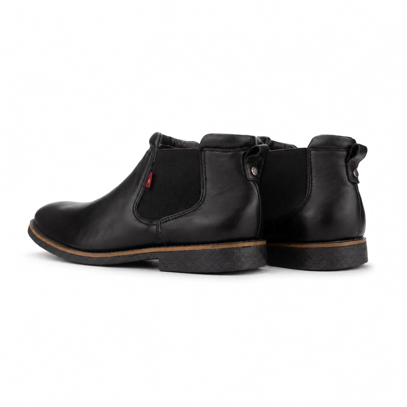 BOTIN NEGRO HOMBRE CASUAL FERRACINI 2952 - 7