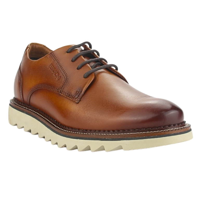 ZAPATO FERRACINI HOMBRE 5877 FILADELFIA CAFE  CASUAL - 3