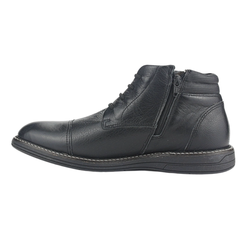 BOTIN FERRACINI HOMBRE 6153 PRETO/PRETO CASUAL - 2